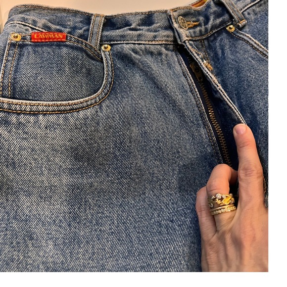 Lawman Jeans World Class Western Denim Womenswear Button Accent Sz - Picture 13 of 16